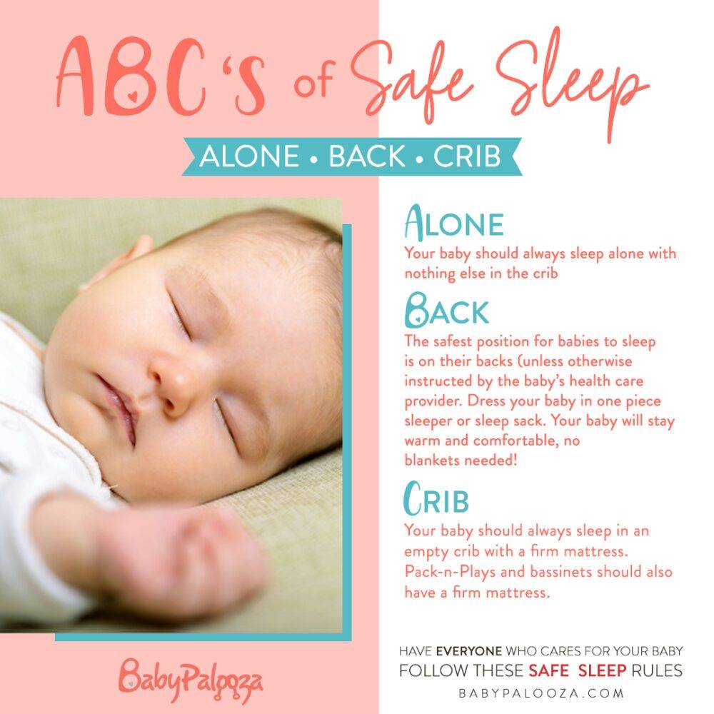 Safe Sleep infographic