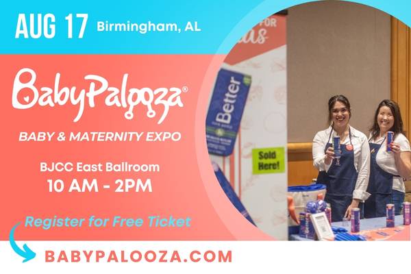 Babypalooza Baby Expo Birmingham 2024 event header
