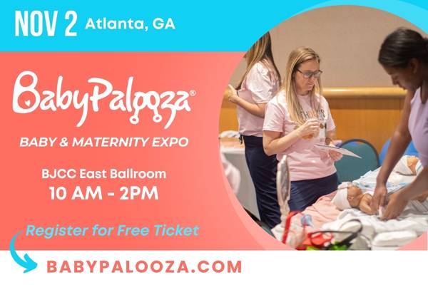 Babypalooza Baby Expo Atlanta 2024 event header
