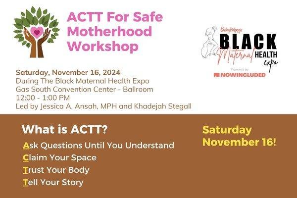 ACTT for Safe Motherhood Workshop - November 2024